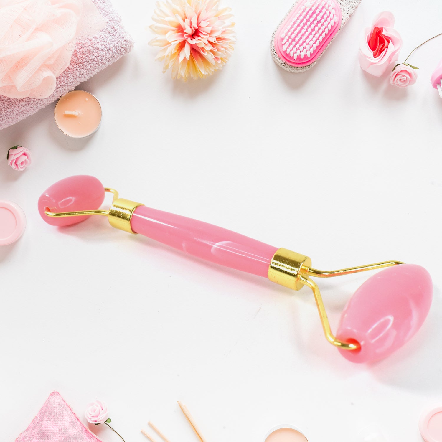 Double Ended Smooth Facial Massage Rollers (1 Pc  Mix Color)