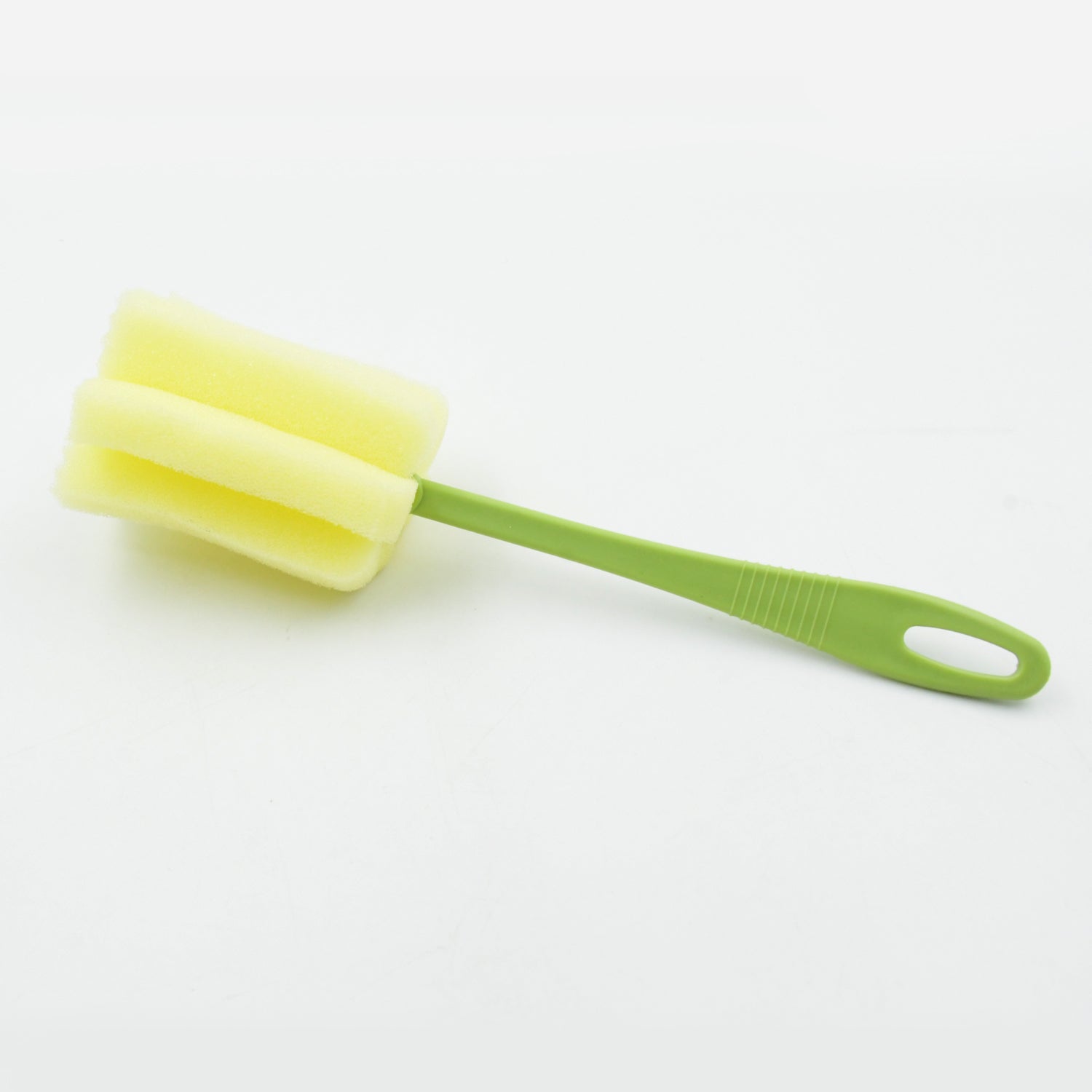 7443 Sponge Cup Washing Brush Washing Cup Milk Bottle Cleaning Brush Kitchen Brush Water Cup Tea Cup Brush Sponge Head Household Kitchen Cleaning Tool (20cm)