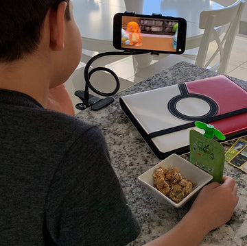 0281a 360 Degree Flexible Portable Foldable Metal-lazy Stand Bracket