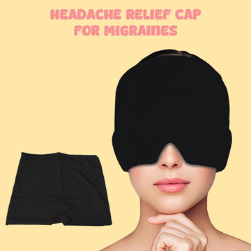 Headache Relief Hat Migraine Cap (1 Pc  Black Color)
